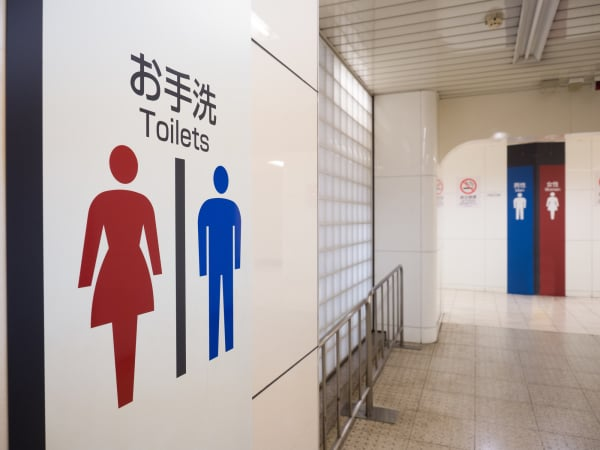 トイレの出入口の画像